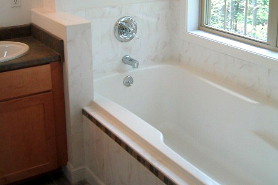 bathroom custom tub